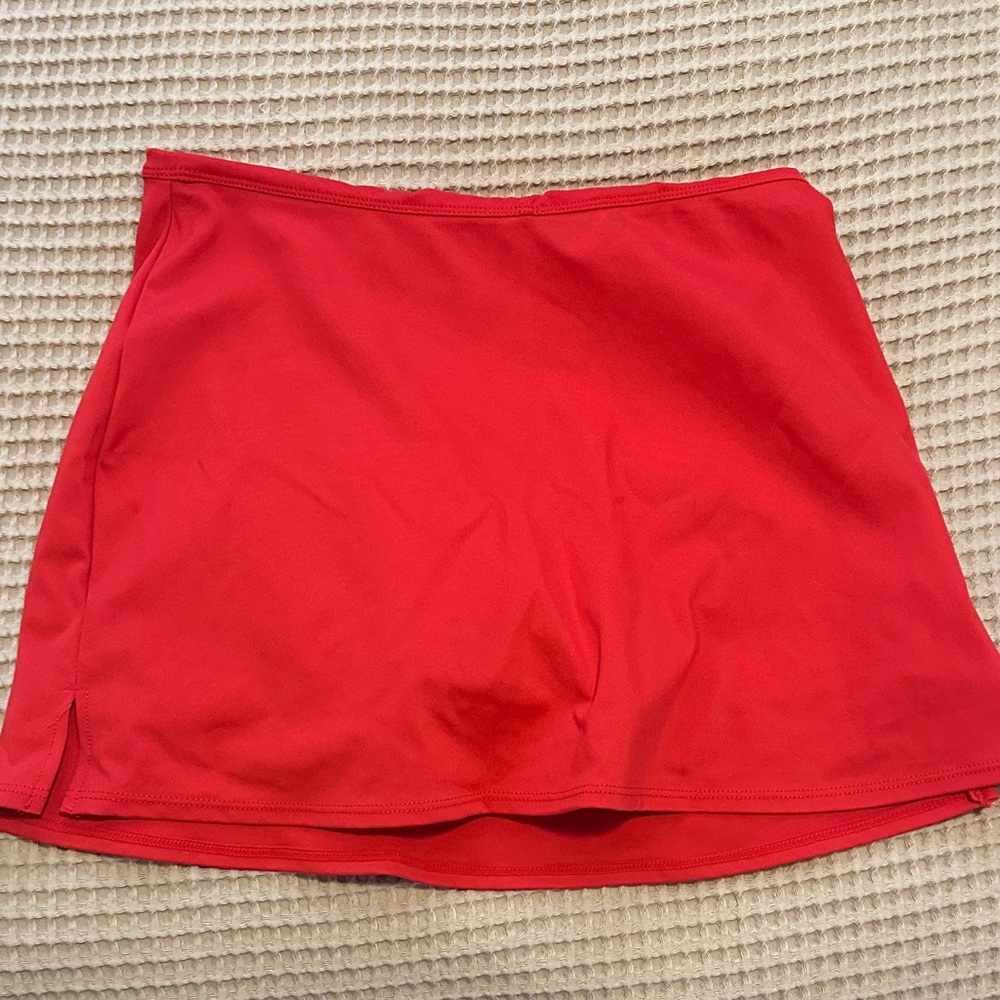 Red Athletic Skirt from Pacsun!